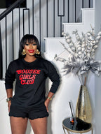 BOUJEE GIRLS CLUB GRAPHIC SWEATSHIRT