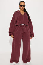 On The Go Fleece Pant Set