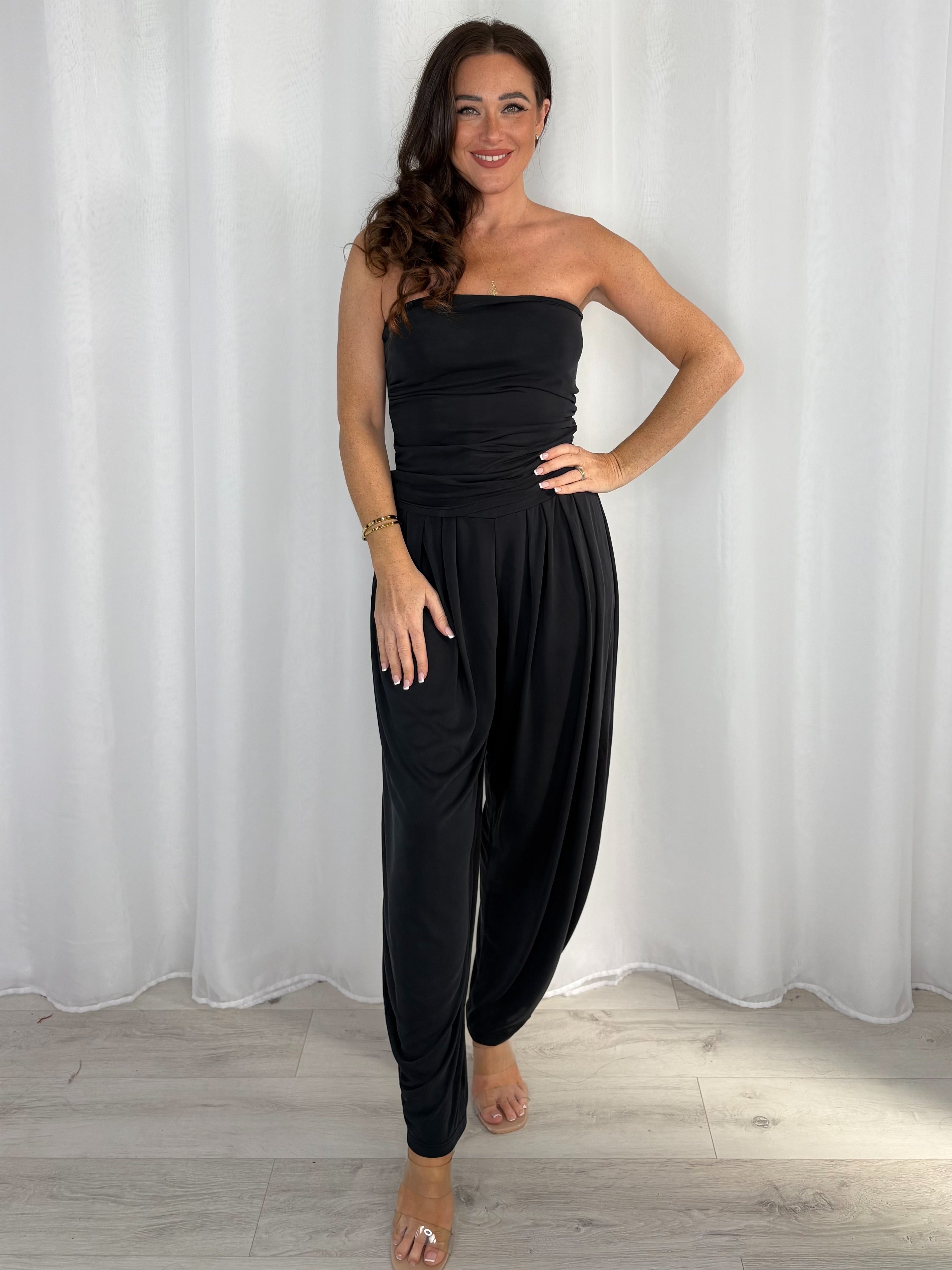 Bandeau Top And Harem Trouser Co-Ord (5 Colours)