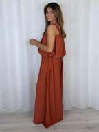 Balloon Style Thick Strap Top And Gathered Trouser Co-Ord (10 Colours)