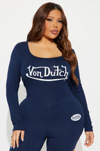 Von Dutch Babe Flare Leg Jumpsuit