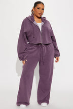 On The Go Fleece Pant Set