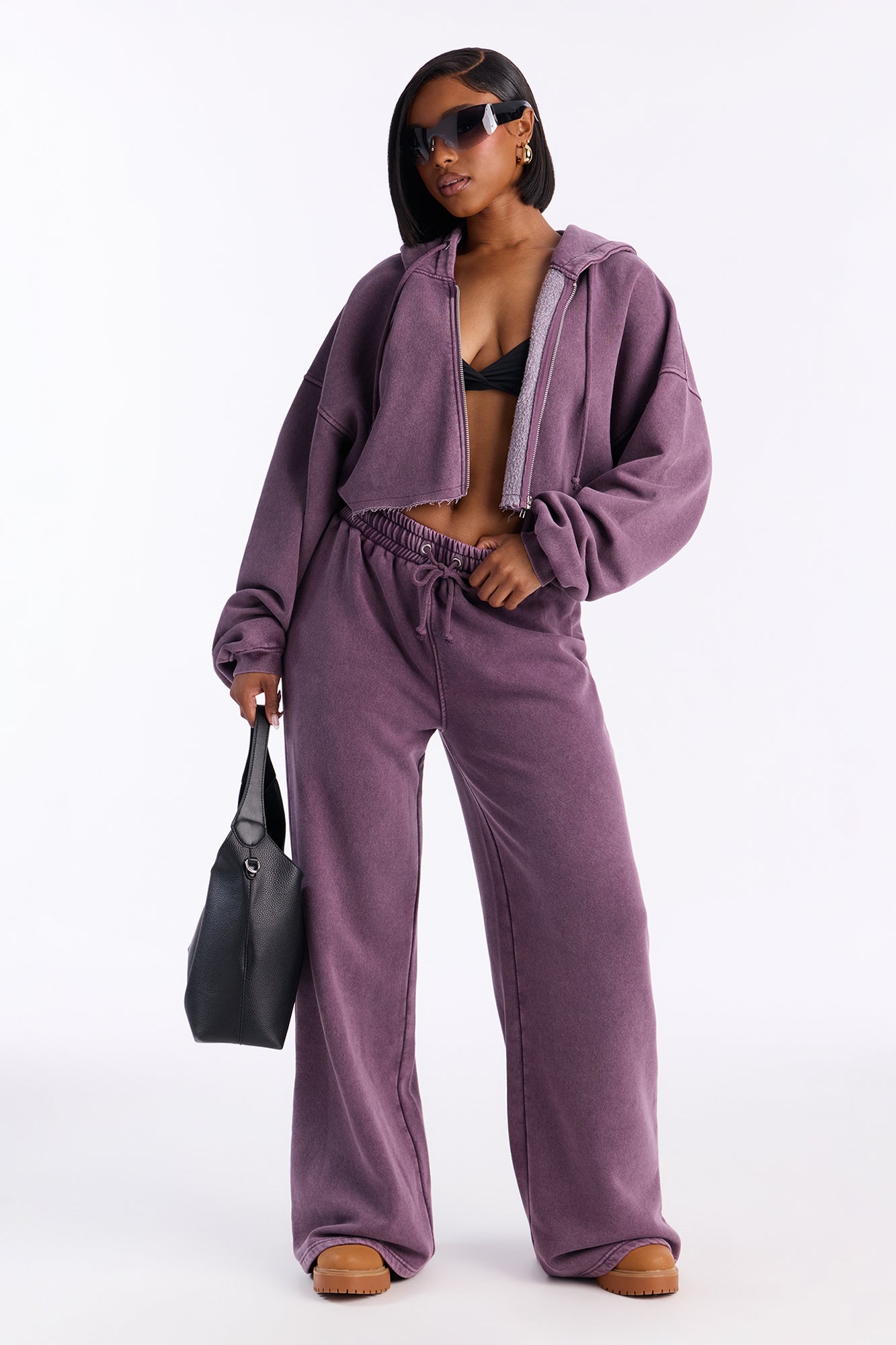 On The Go Fleece Pant Set
