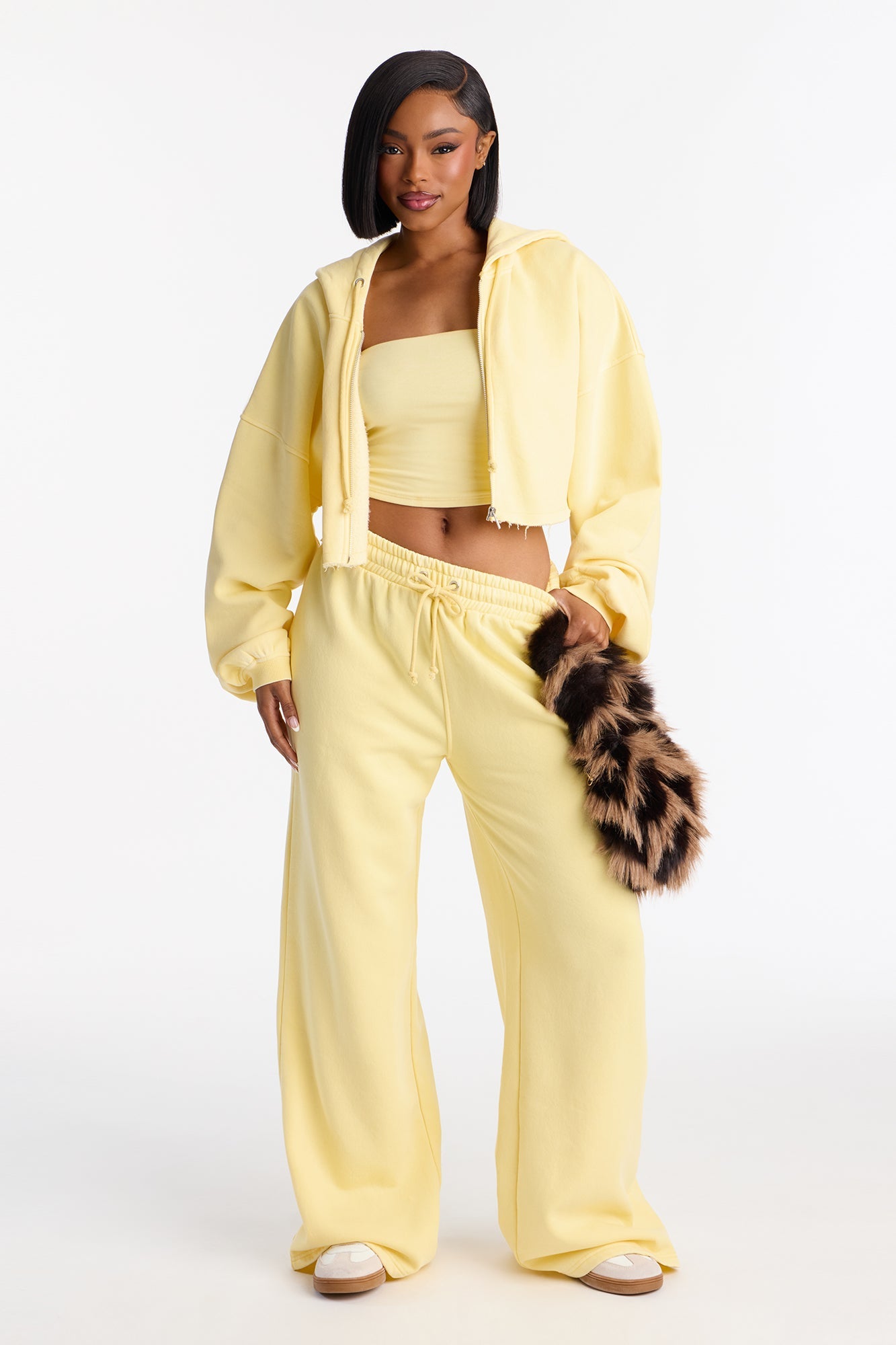 On The Go Fleece Pant Set