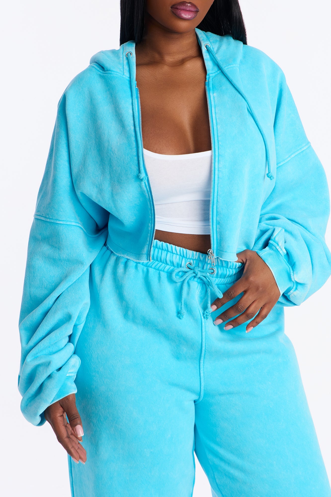 On The Go Fleece Pant Set