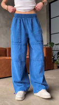 Ladies' Spliced Casual Pants