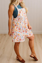 Women Printed Casual Loose Fit Short Jumpsuit