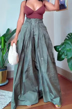 Women's Loose Wide Leg Drawstring Pants