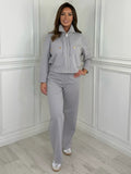 MONACO - Luxury Zip Up Co-Ord (Grey)