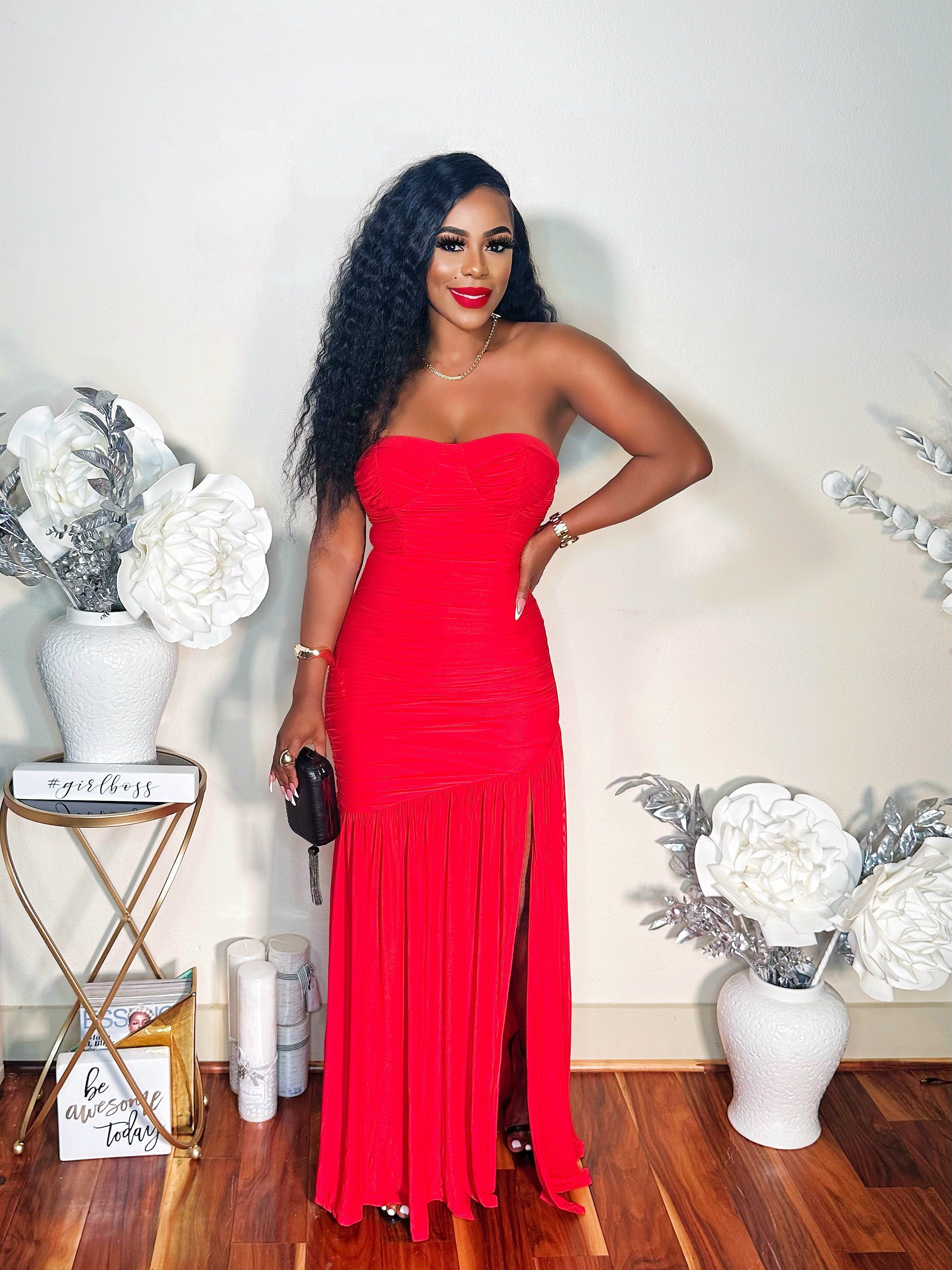 THE POWER RUSH EVENING DRESS