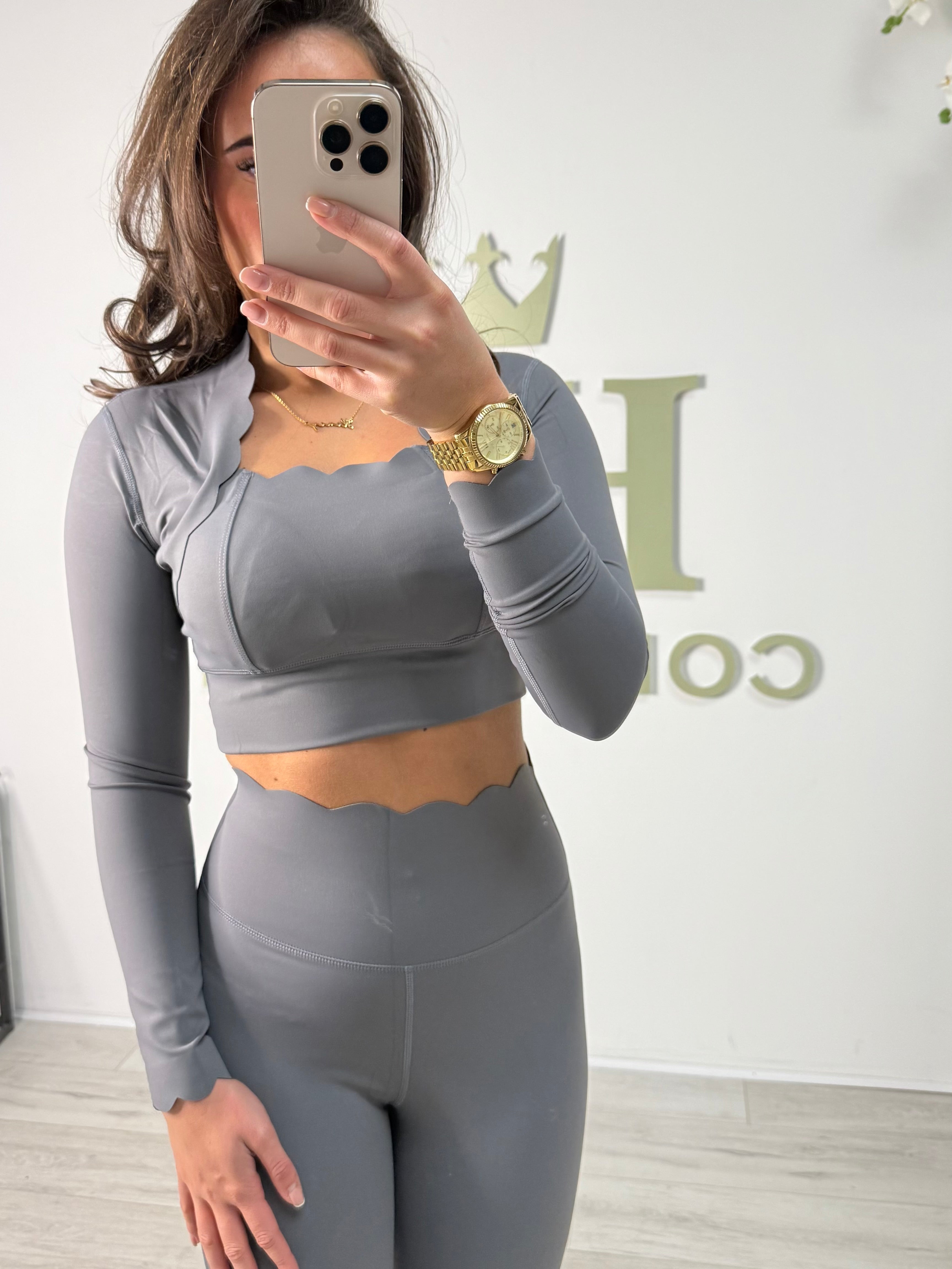 Scalloped Edge Two-Piece Legging Co-Ord (5 Colours)