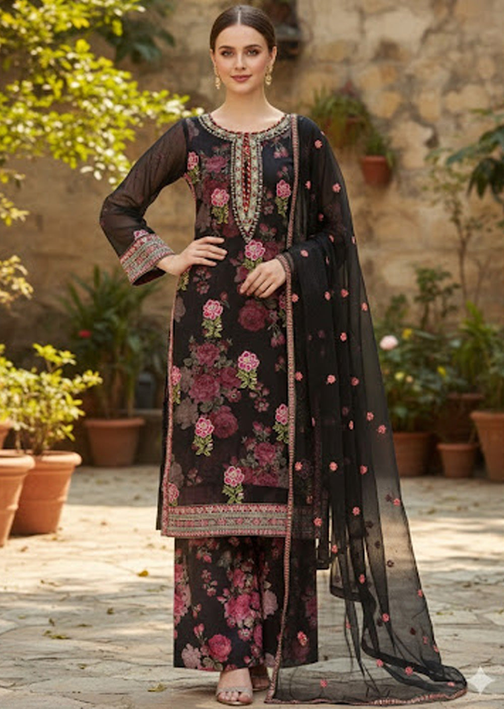 SFSH-13 - Readymade - Chiffon Net Outfit 2026