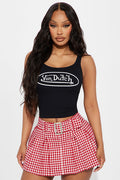 Von Dutch Ribbed Tank Top
