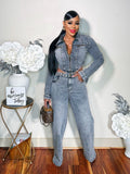 CANT'T TOUCH MY FLY DENIM PANTS SET