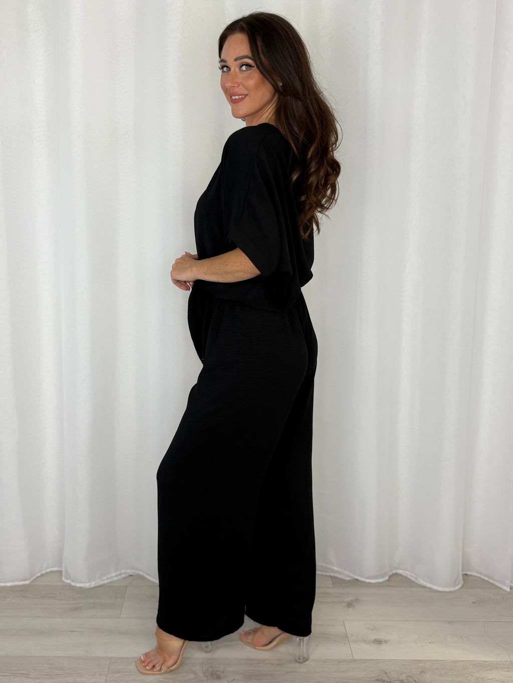 Tie Up Button Down Top And Trouser Co-Ord (5 Colours)