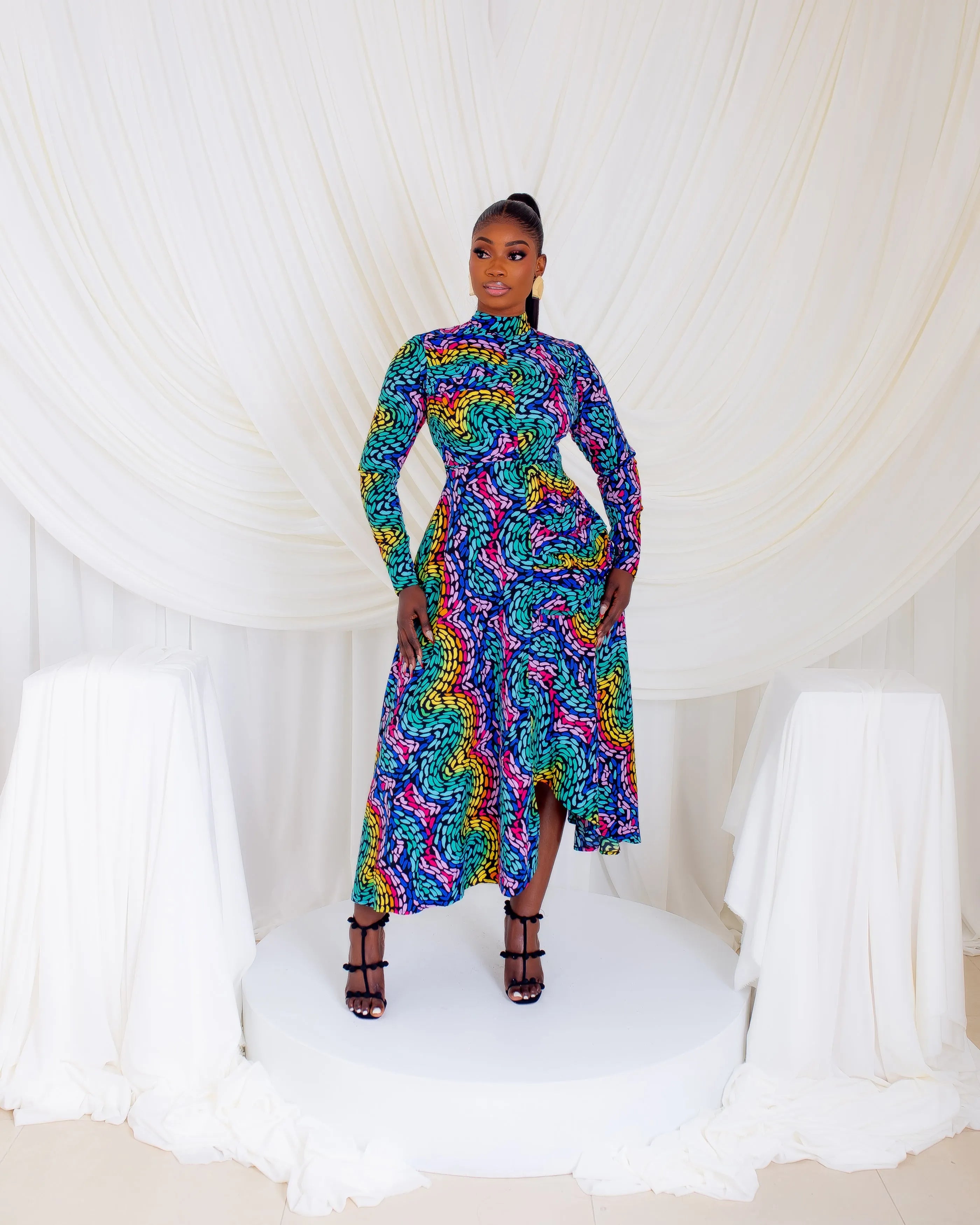 Hazel Dress (Rainbow Bells)