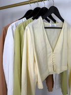 CAPRI - Cropped Shirt (Caramel)
