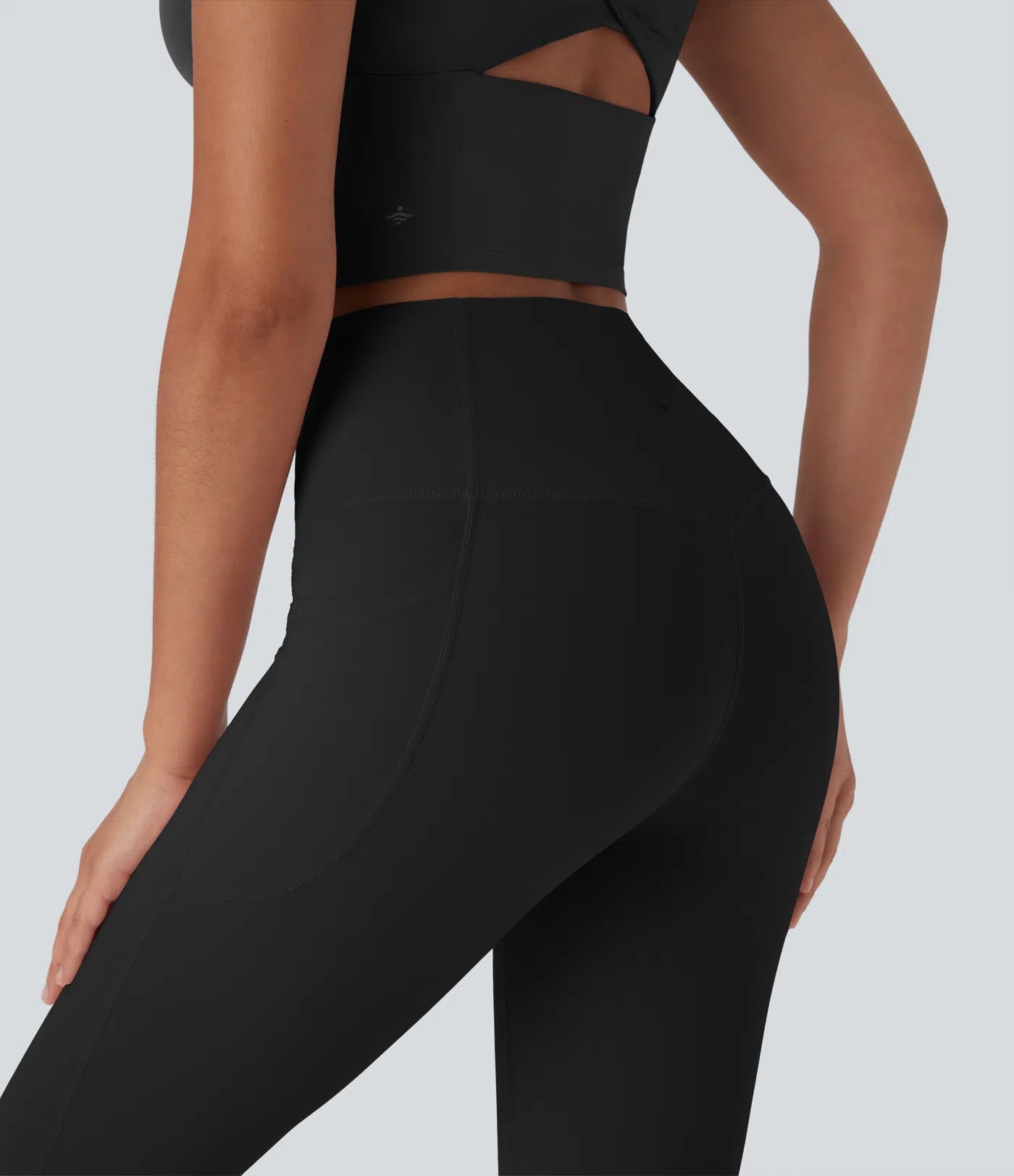 UltraSculptTM Cool Quick Dry High Waisted Tummy Control Shaping Yoga Leggings with Pockets-UPF50+