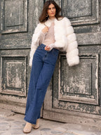 Foxy Faux Fur Jacket