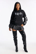 Bratz Collection Multi Hit Graphic Sweatshirt - Black