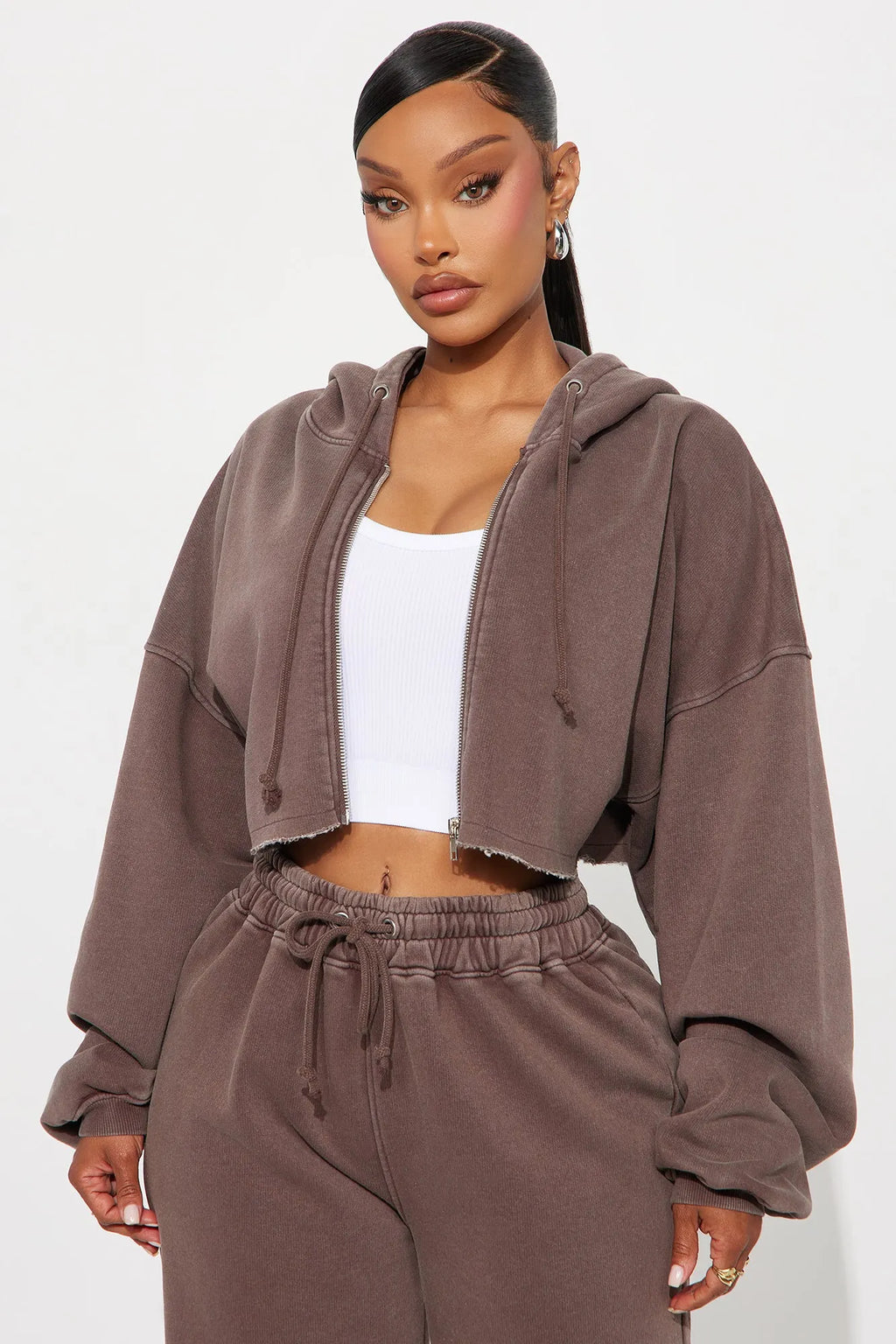 On The Go Fleece Pant Set - Blue