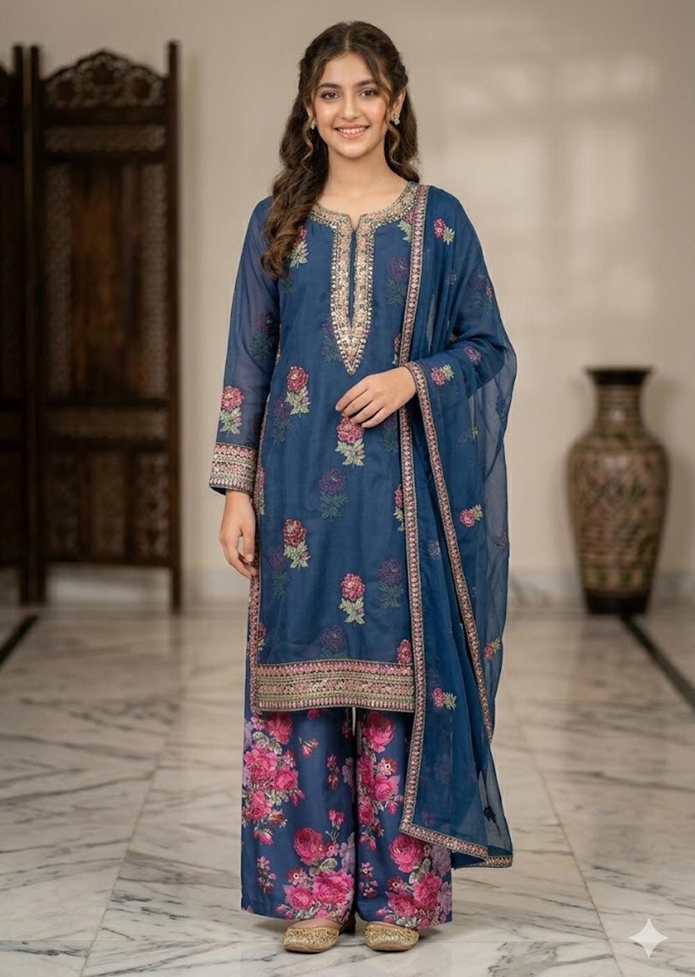 SFSH-13 - Readymade - Chiffon Net Outfit 2026