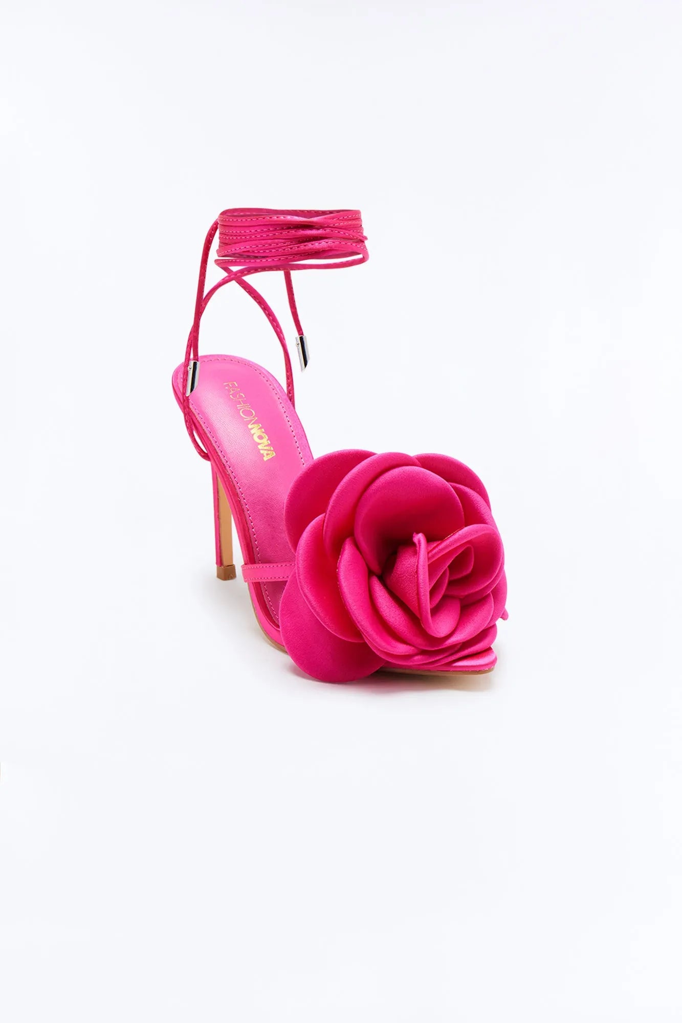 Love Is Blooming Heeled Sandals - Black