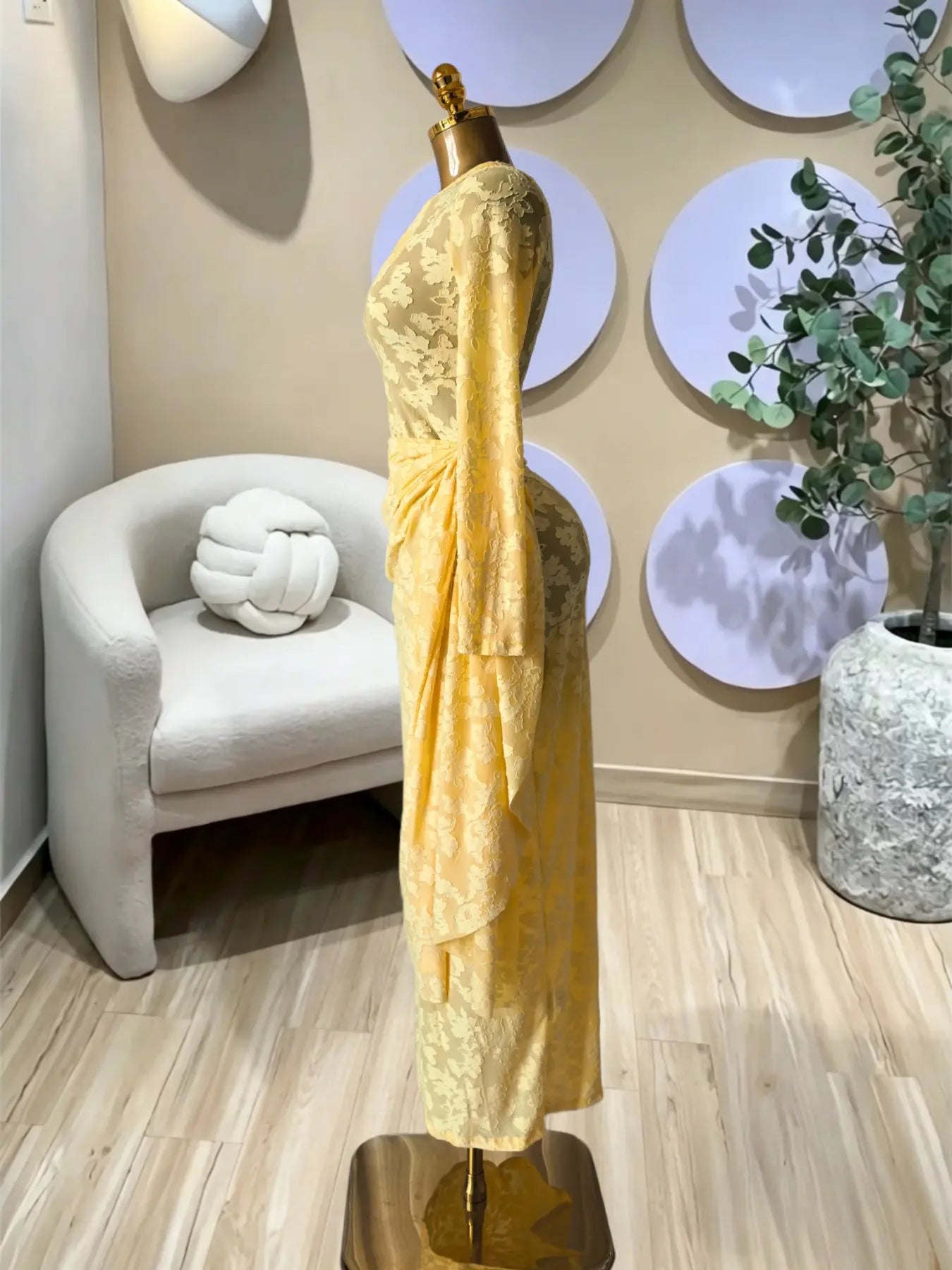 Elegant Women's V-Neck Pleated Long Sleeve Bodycon Maxi Prom Dress, Sexy Birthday Party Outfit Resort Fashion Gown, Elegant Evening Wear,Lady Casual Skirt,Female Brunch Dresses,Graduation Dresses