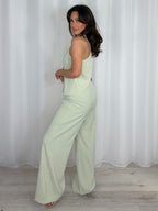 Cross Over Back Floaty Vest & Trouser Co-Ord (2 Colours)