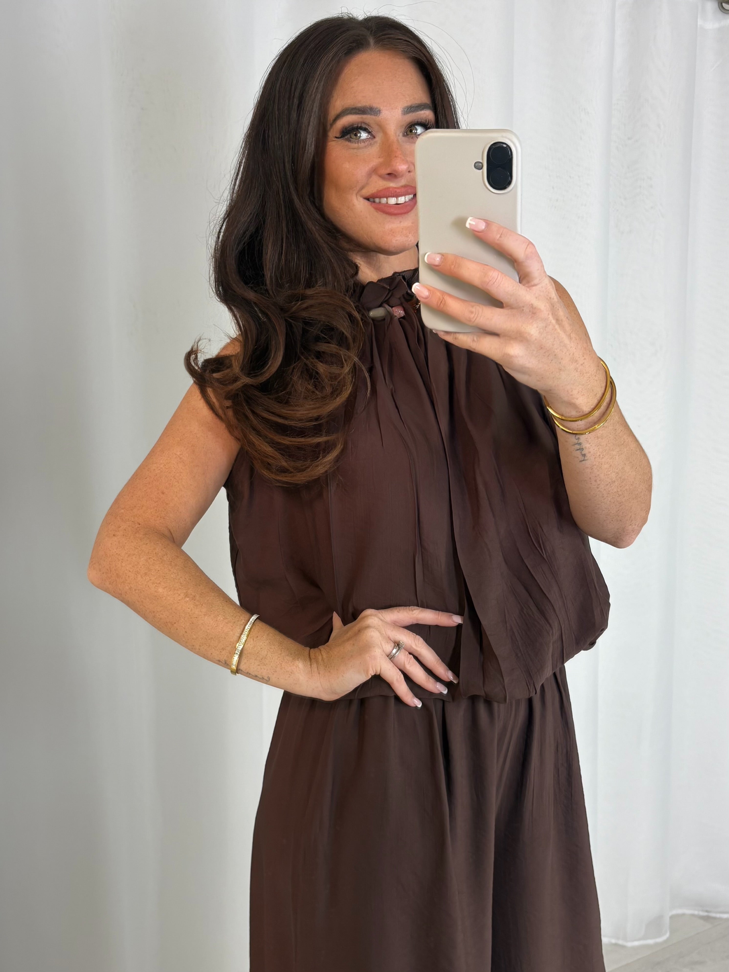 Harem Trouser And Balloon Top With Stone Detail Co-Ord (4 Colours)