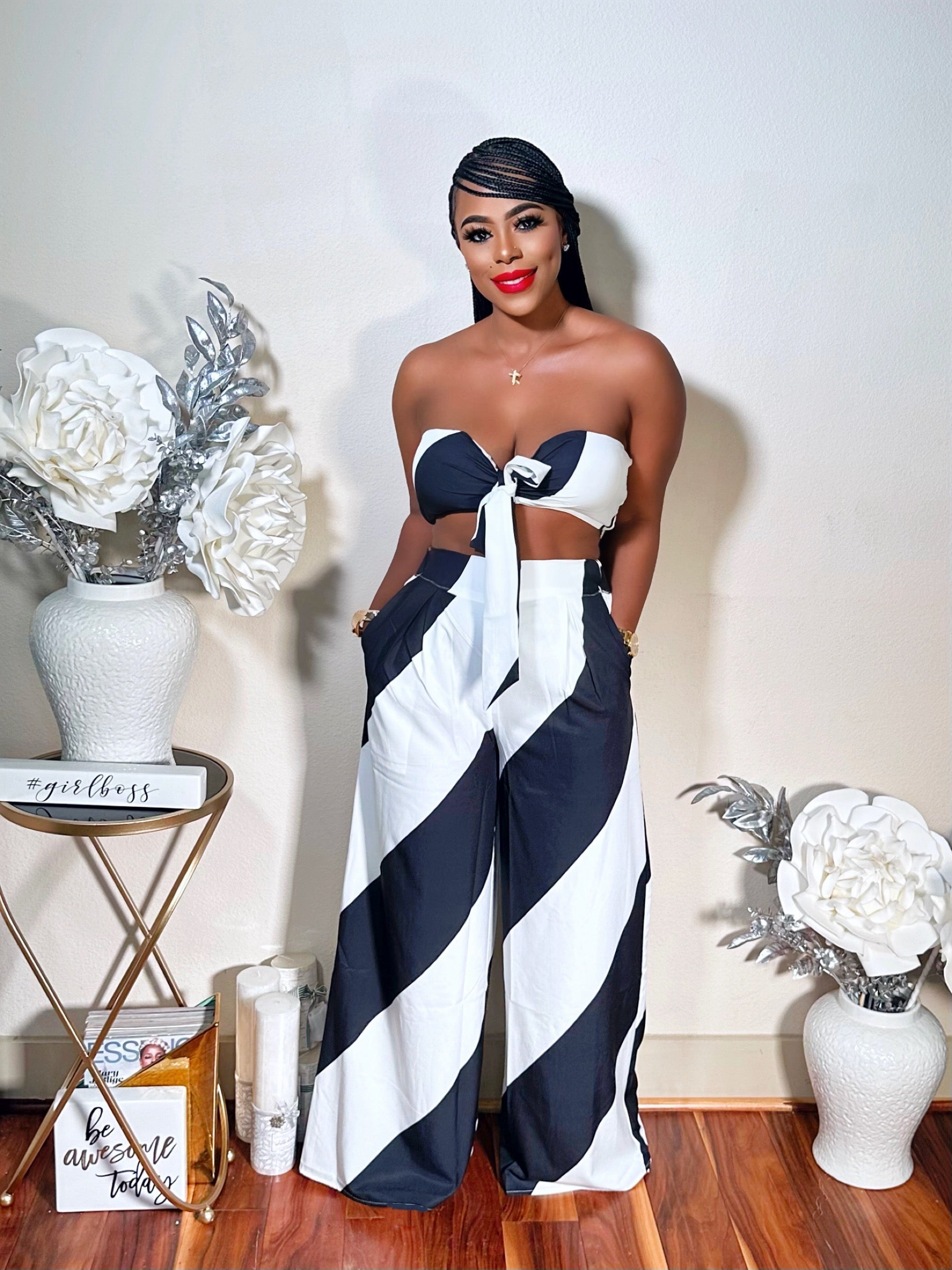 THE PORSHA 2PIECE SET (BLACK)