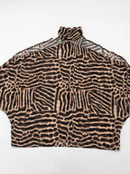 Women's 2-Piece Leopard Print Set, Casual Loose-Fit Long Top & Shorts, Fashionable Daily Wear, Perfect for Travel & Vacation