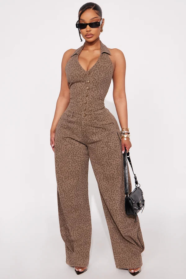 Madelaine Denim Jumpsuit