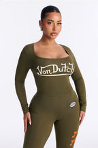 Von Dutch Babe Flare Leg Jumpsuit