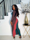 TOP MODEL LONG SLEEVES FITTED DRESS