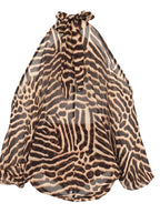 Women's 2-Piece Leopard Print Set, Casual Loose-Fit Long Top & Shorts, Fashionable Daily Wear, Perfect for Travel & Vacation