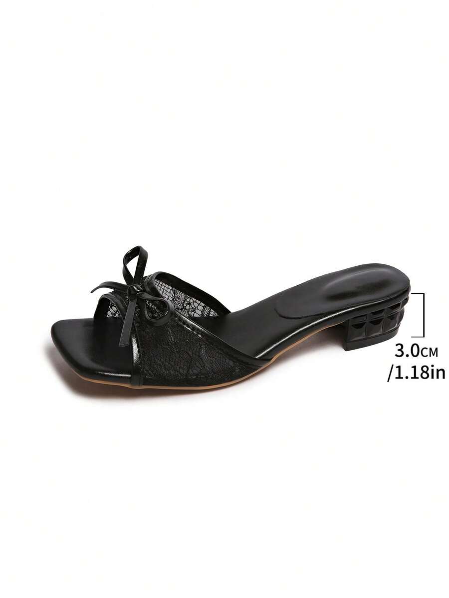Square Toe Wide Foot Thong Sandals With Thin Heel, Versatile Outdoor Wear Thin Heel Thong Flip Flops For Women, Chic & Elegant