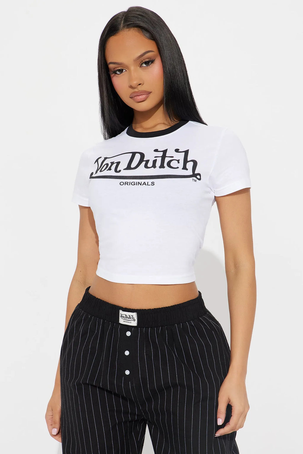 Von Dutch Short Sleeve PJ Boxer Pant Set