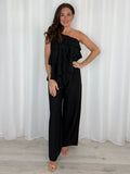 One Shoulder Layered Top And Trouser Co-Ord (3 Colours)