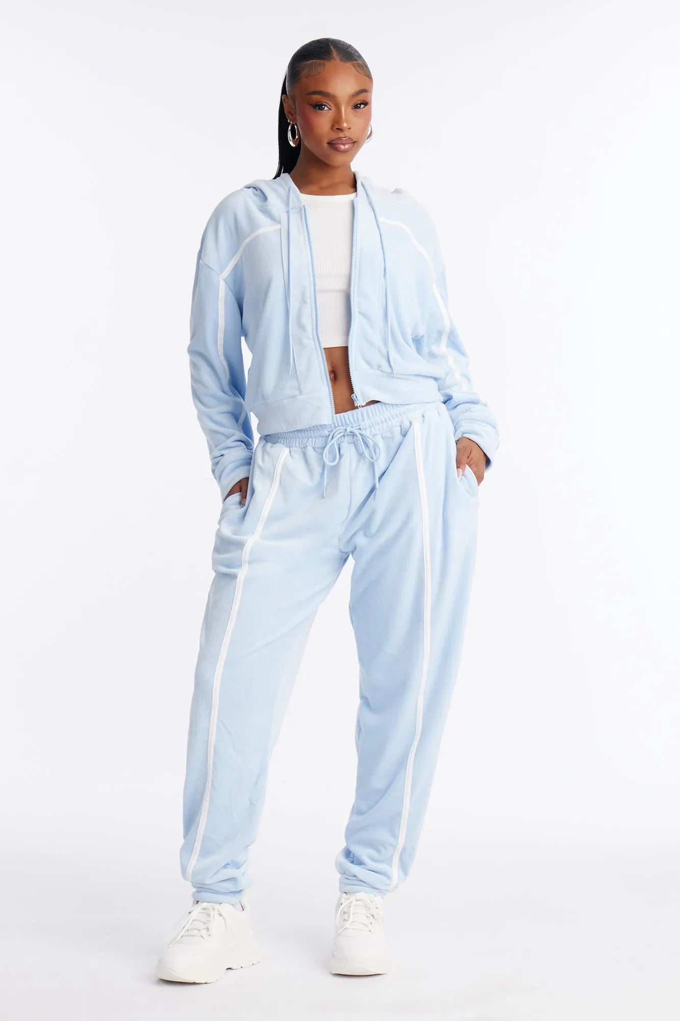 Basic Baddie Jogger Pant Set - Black
