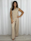 Open Side Waistcoat Trouser Co-Ord (2 Colours)