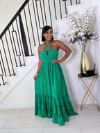 I HAVE ARRIVED MAXI DRESS (GREEN)