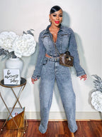 CANT'T TOUCH MY FLY DENIM PANTS SET