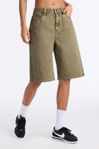 Sophie Classic 90's Denim Jorts - Brown
