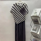 Elegant Pleated Two-Piece Set