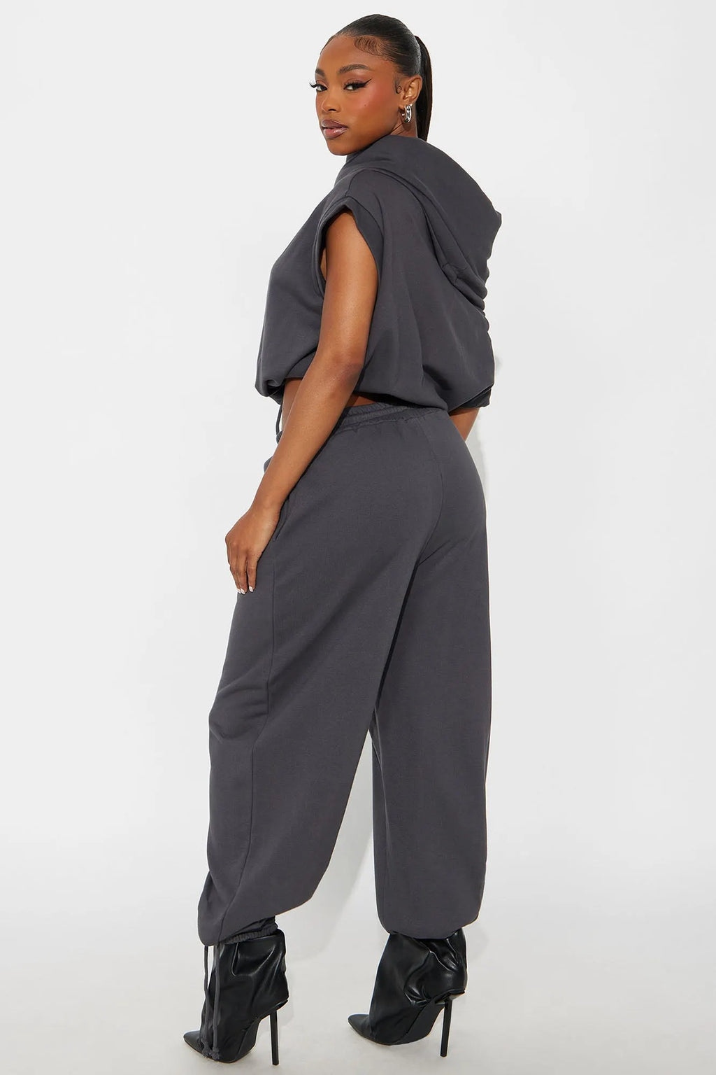 Alexa Jogger Pant Set - Burgundy