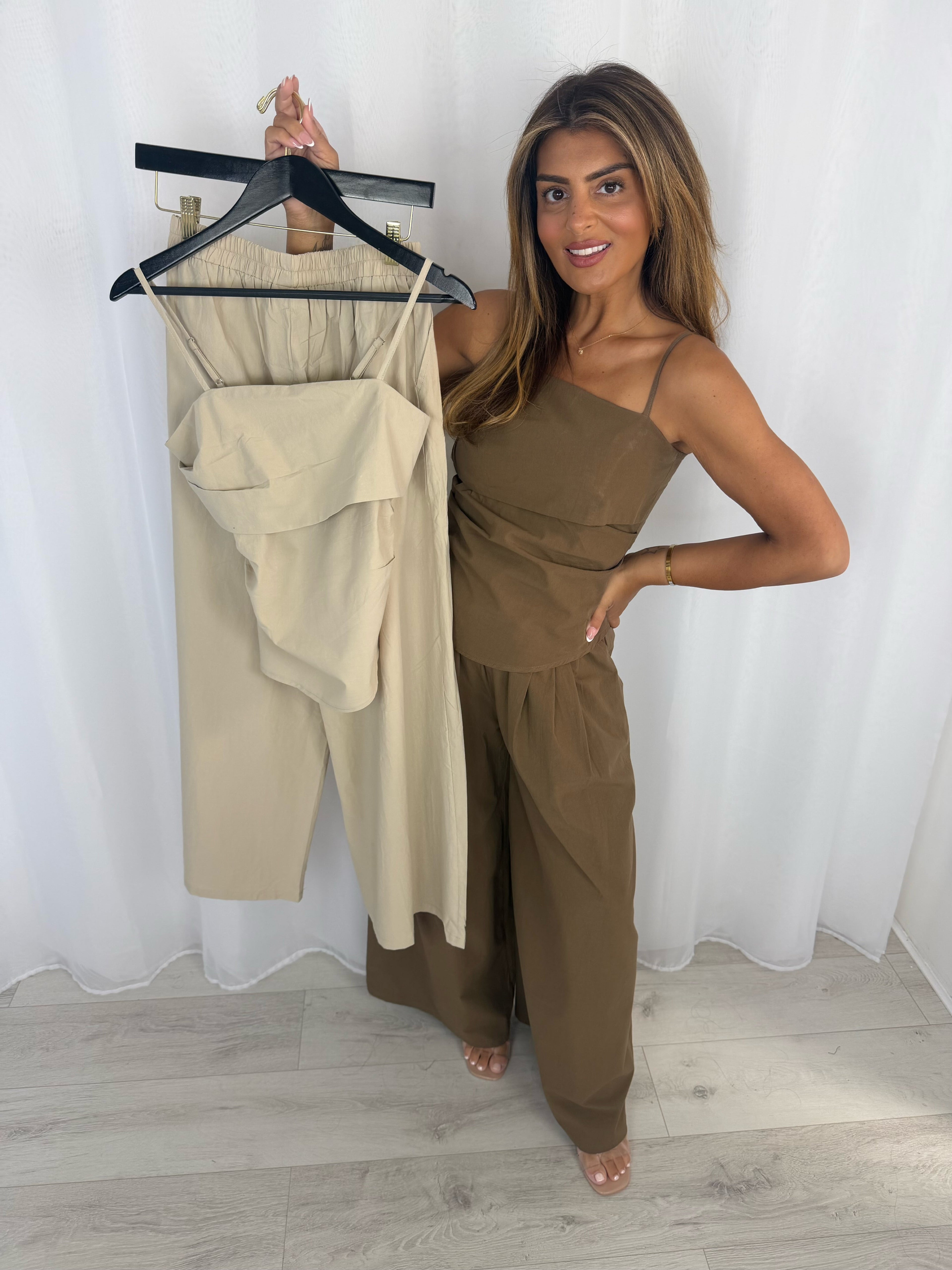 Strap Top And Trouser Co-Ord (2 Colours)