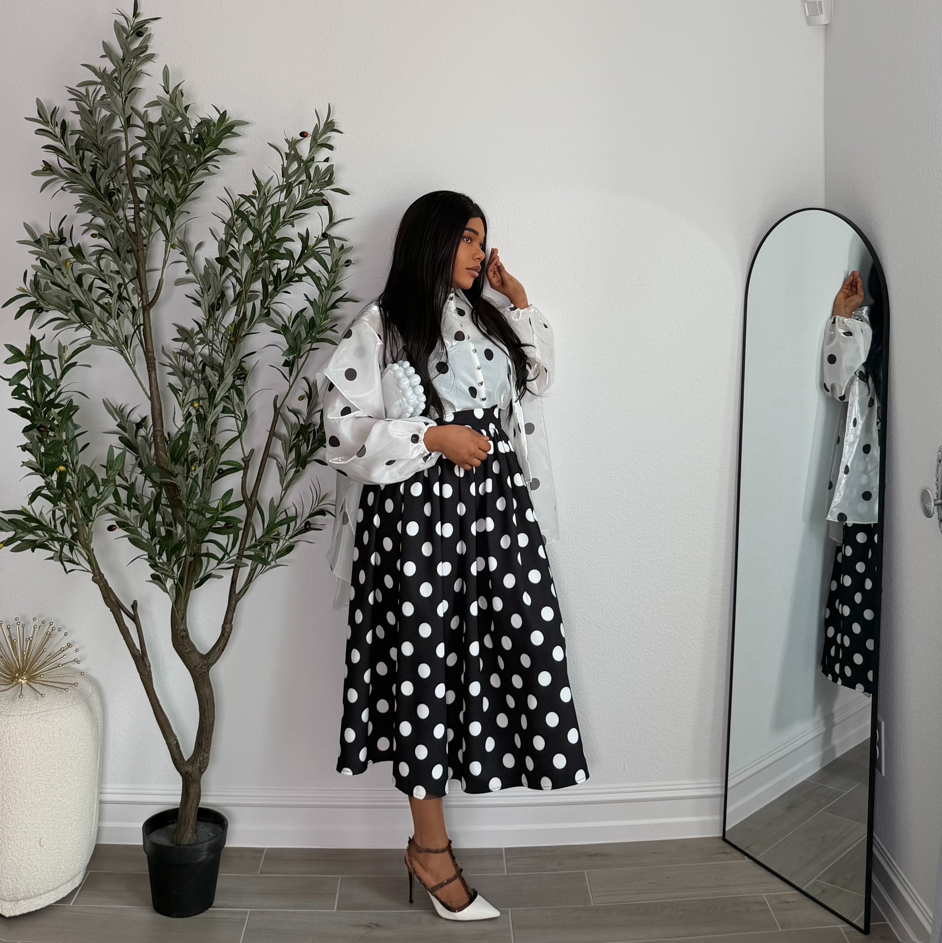 Two Piece Polka Set