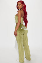 Von Dutch Velour Tube Top