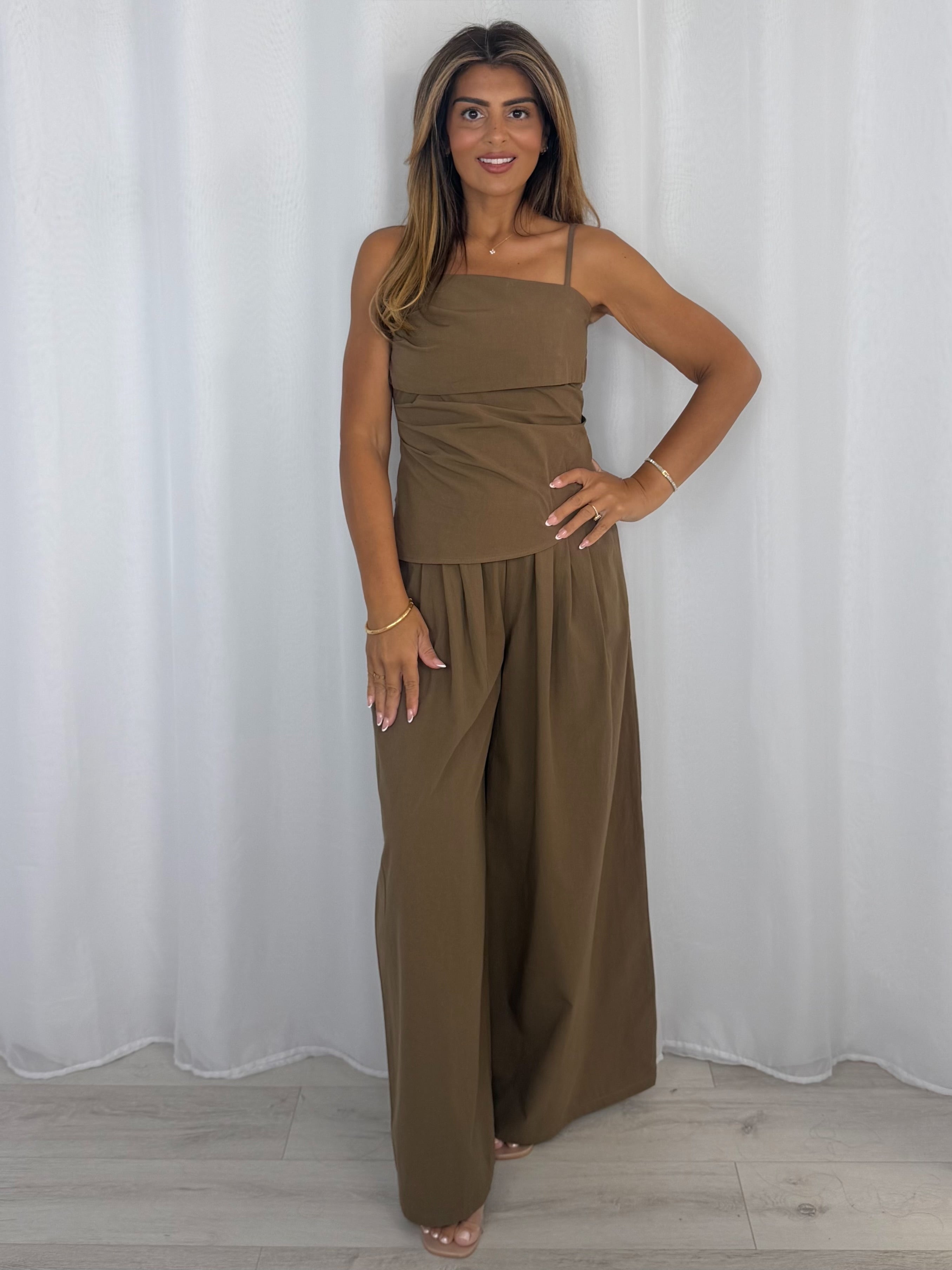 Strap Top And Trouser Co-Ord (2 Colours)